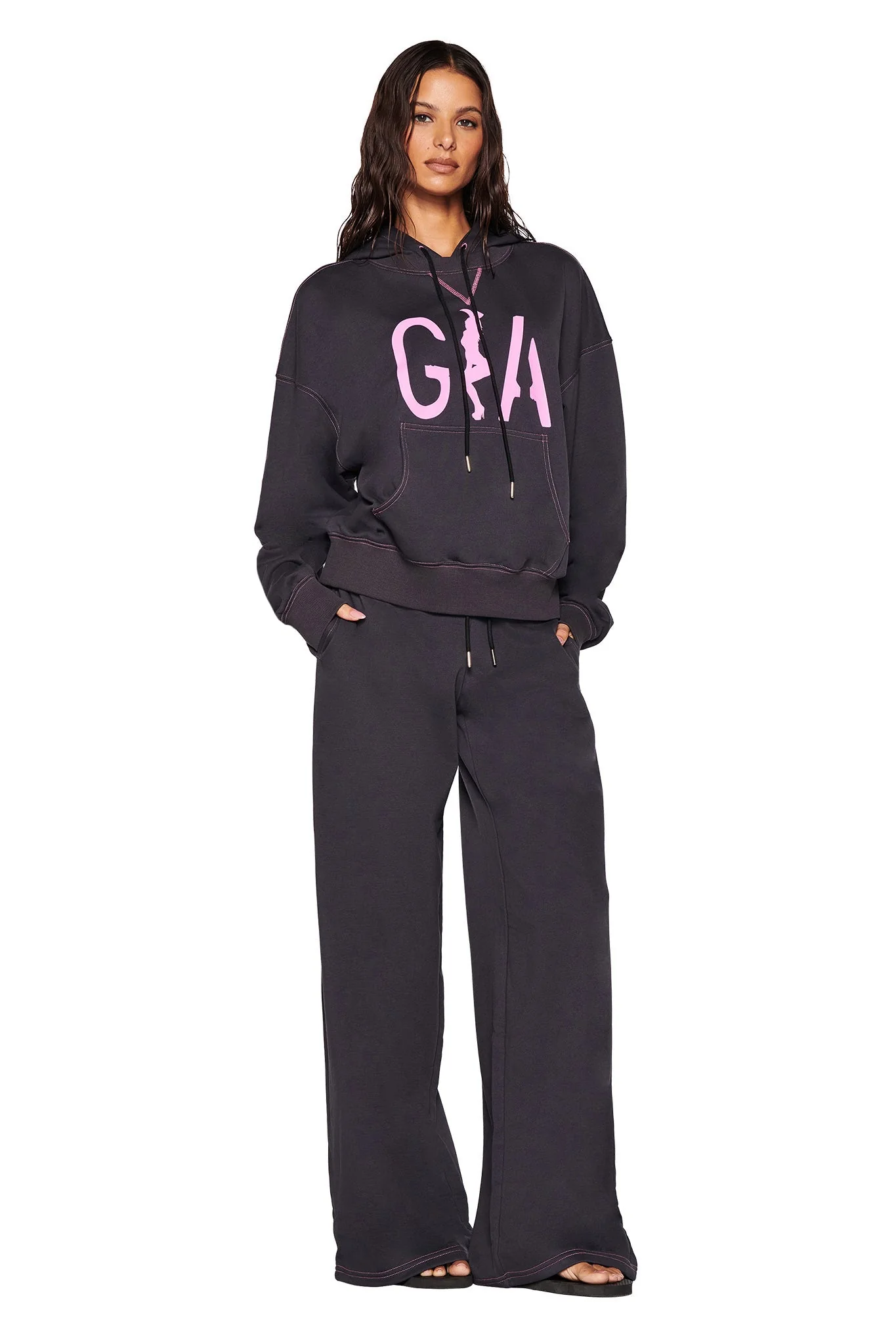 SPENCER PANT - GREY : CHARCOAL GREY - Image 3