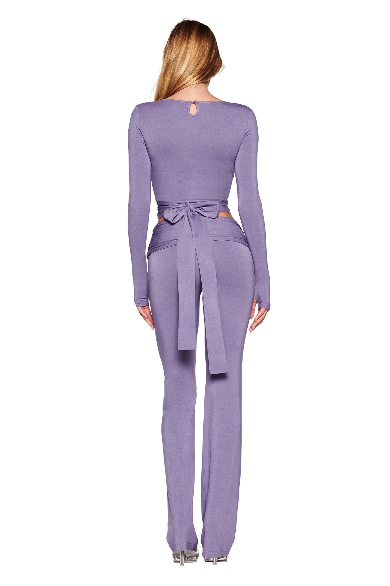 STELLA TOP - PURPLE : DUSTY LILAC - Image 3