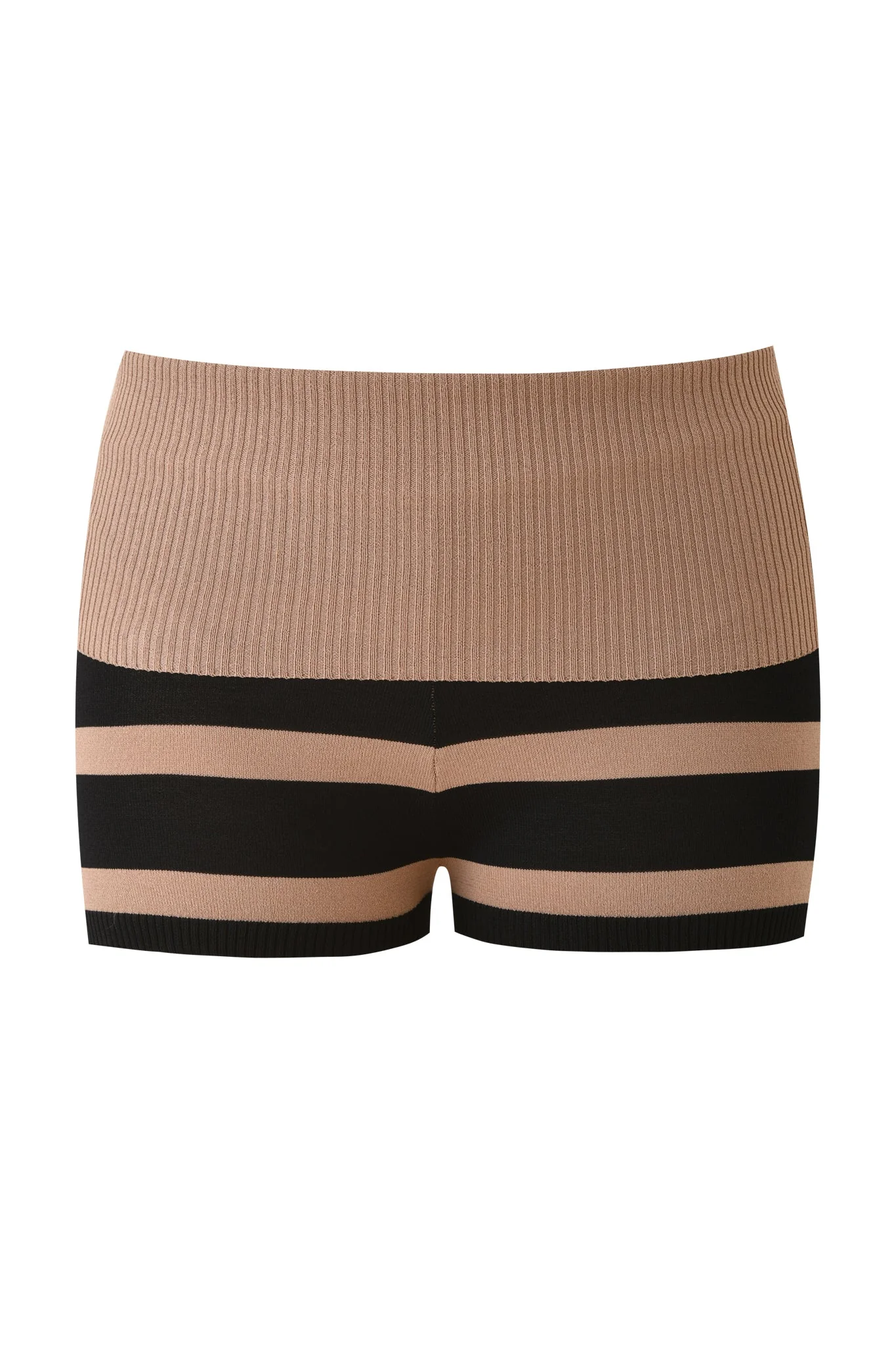 SUZI SHORT - BLACK AND TAN STRIPE - Image 5