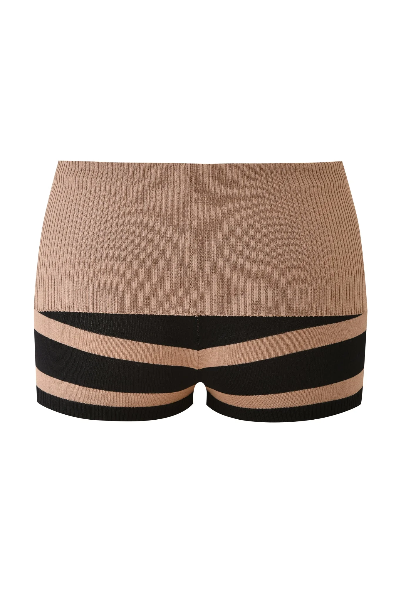 SUZI SHORT - BLACK AND TAN STRIPE - Image 6