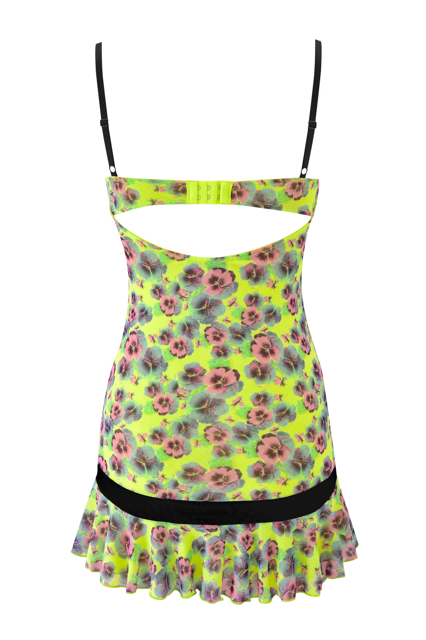 SUZIE MESH AND LACE MINI DRESS - SASSY PANSY - Image 7
