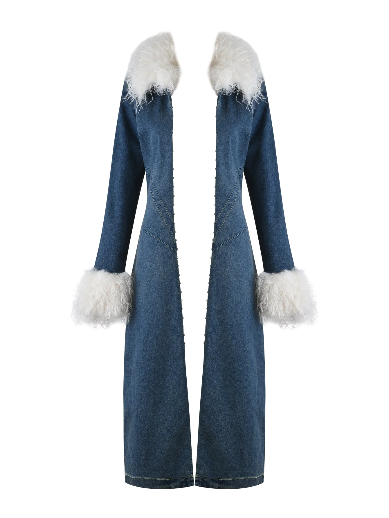 SYLVIE COAT - BLUE :  BLUE DENIM - Image 11