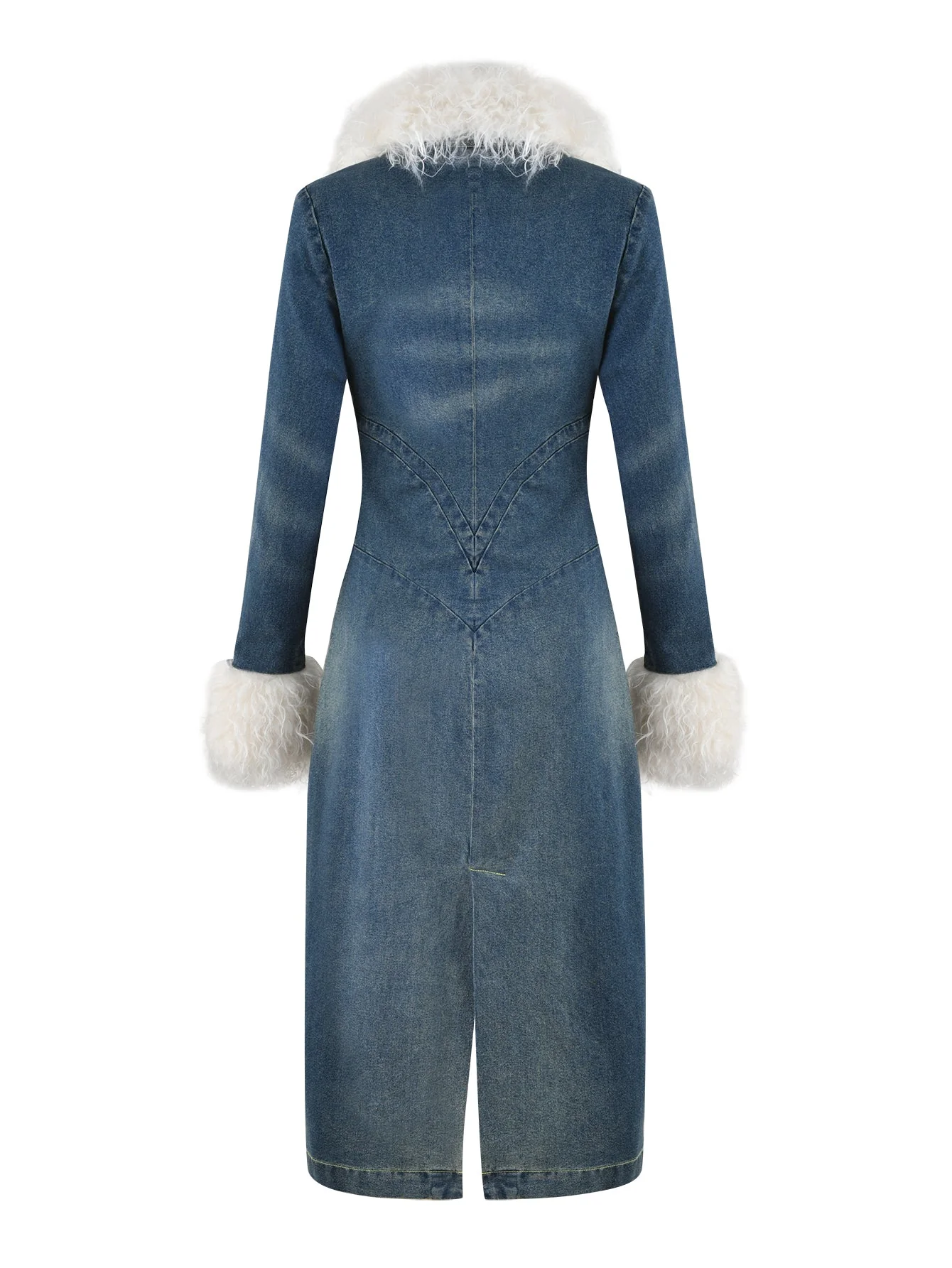 SYLVIE COAT - BLUE :  BLUE DENIM - Image 12