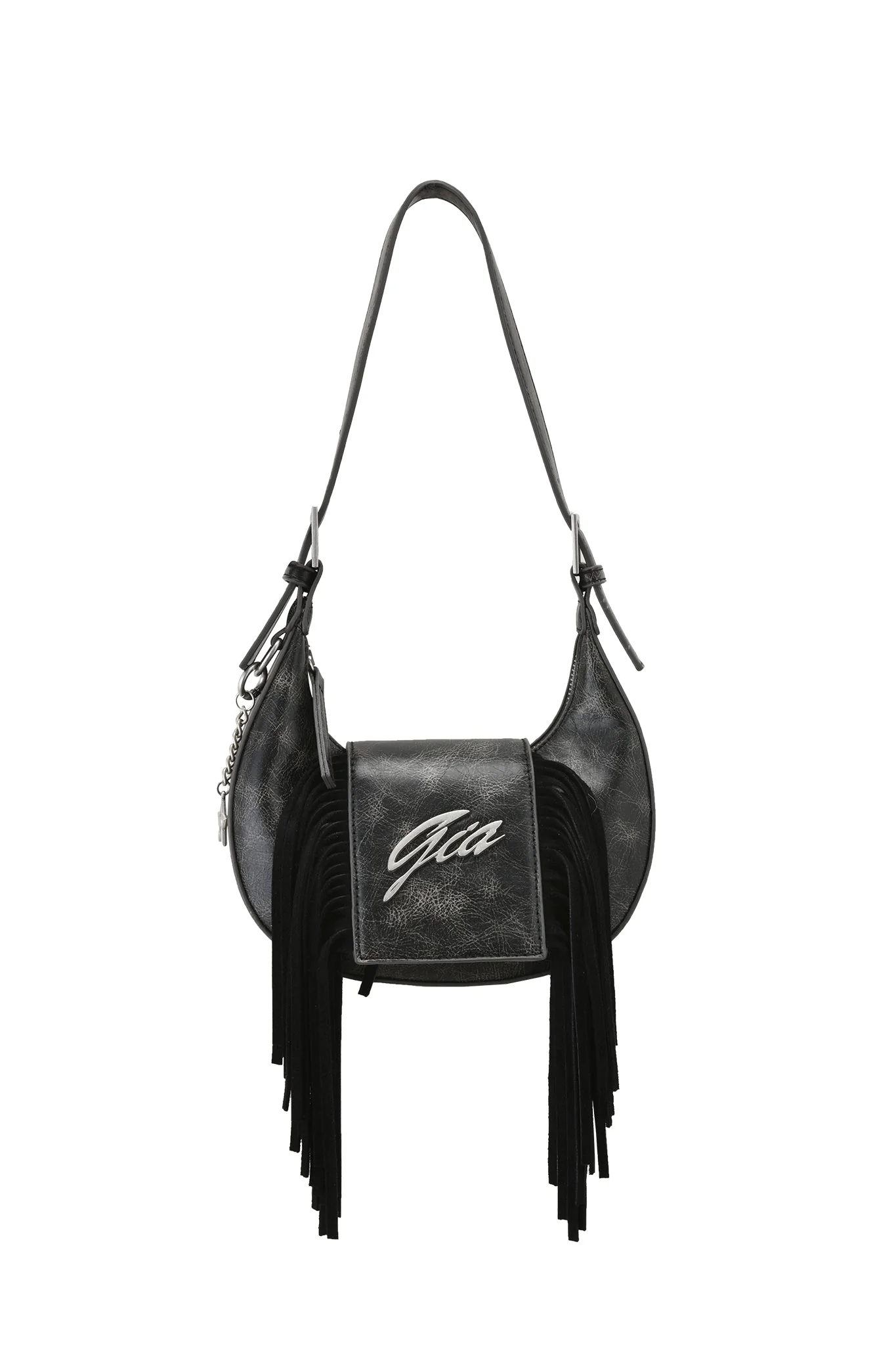 TIA BAG - BLACK FRINGE - Image 4