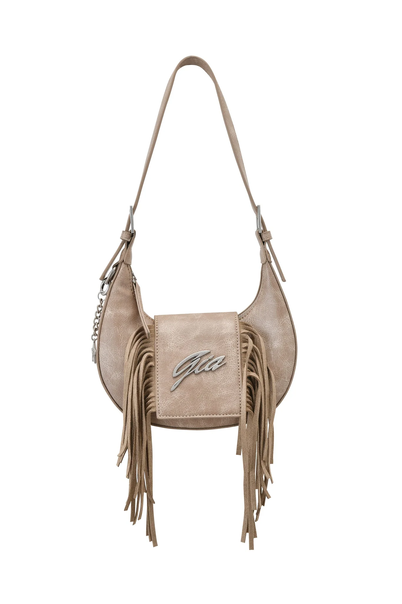 TIA BAG - TAN FRINGE - Image 5