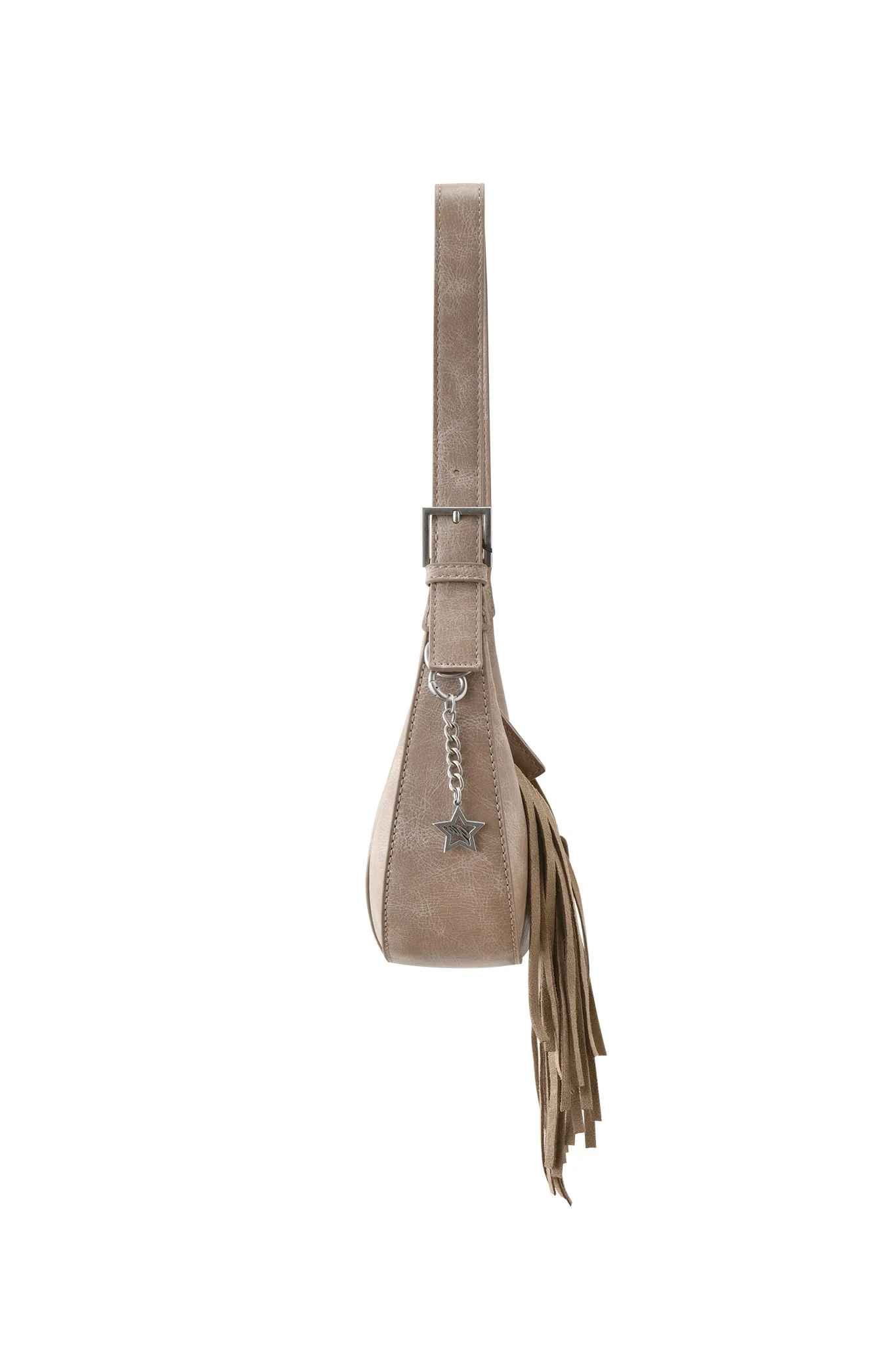 TIA BAG - TAN FRINGE - Image 6