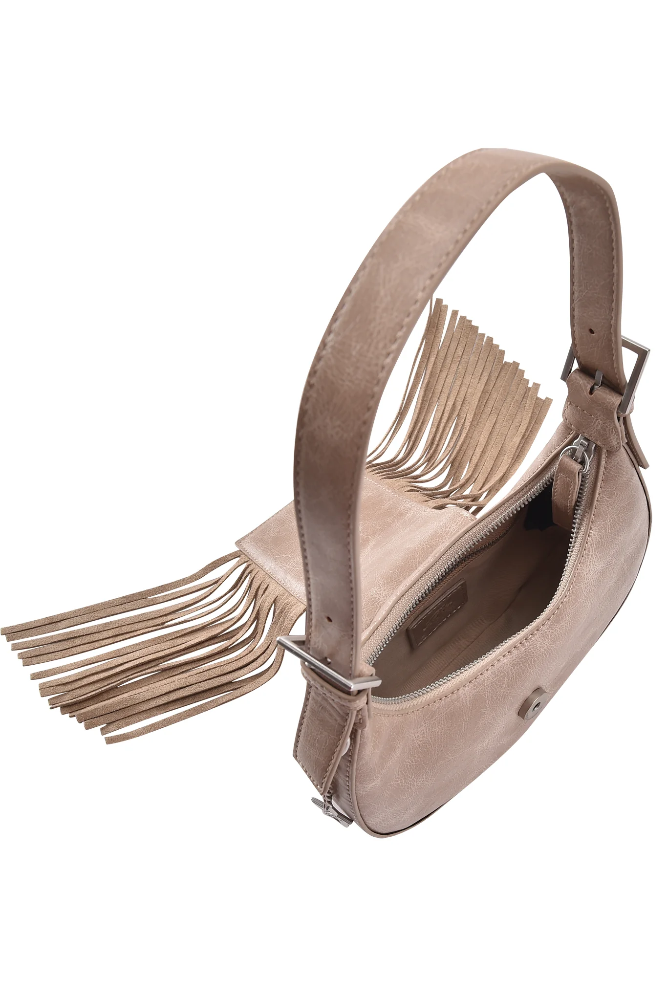 TIA BAG - TAN FRINGE - Image 9