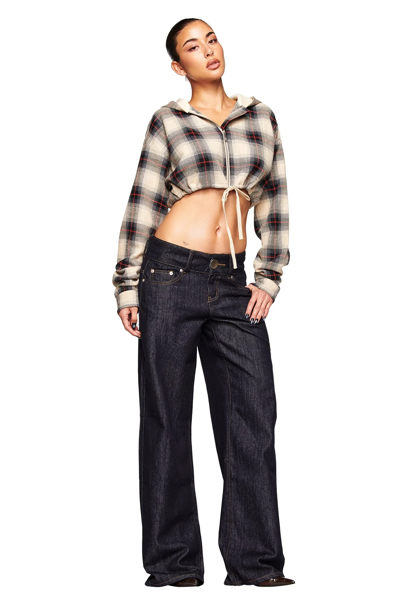 TIFF JACKET - GREY PLAID - Image 5