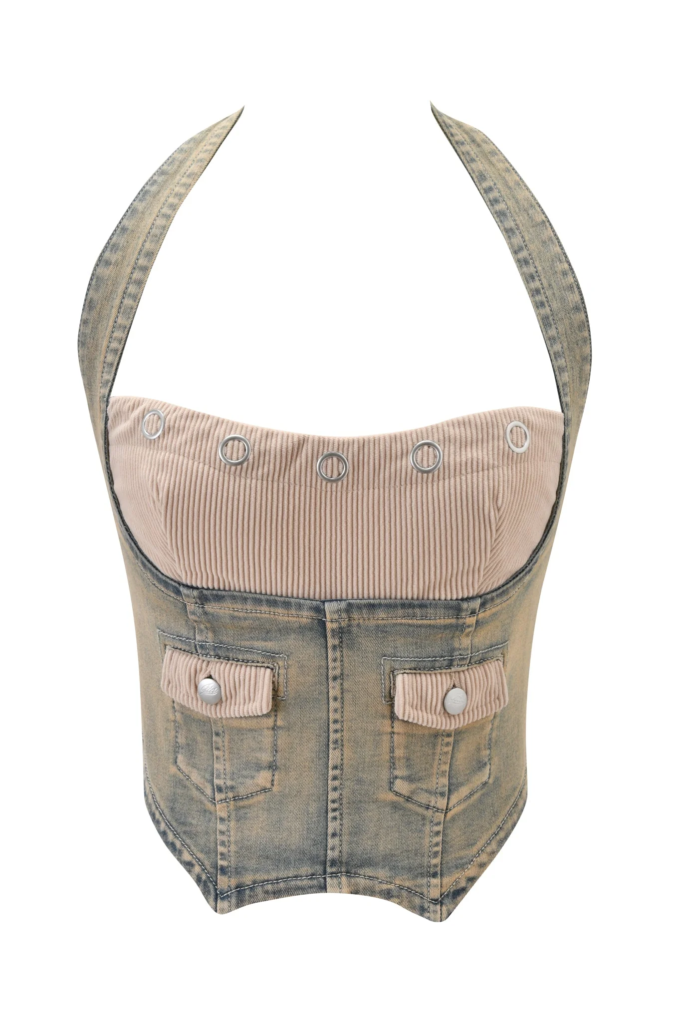 TOMMIE CORSET - ANTIQUE DENIM - Image 6