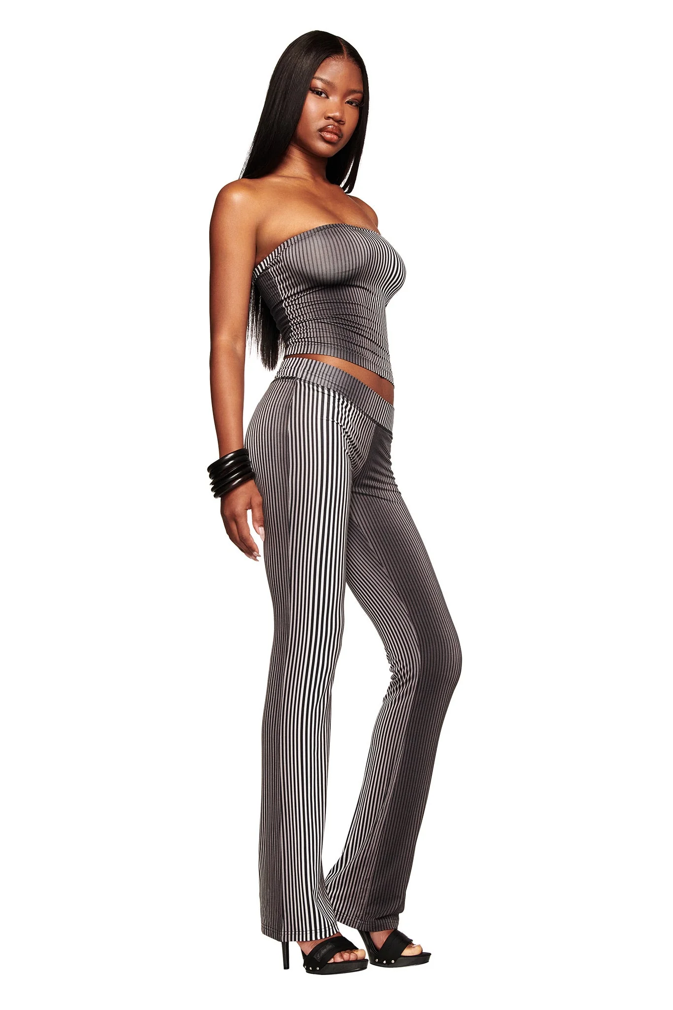 TRINITY 2-IN-1 SKIRT PANT - STRIPE - Image 4
