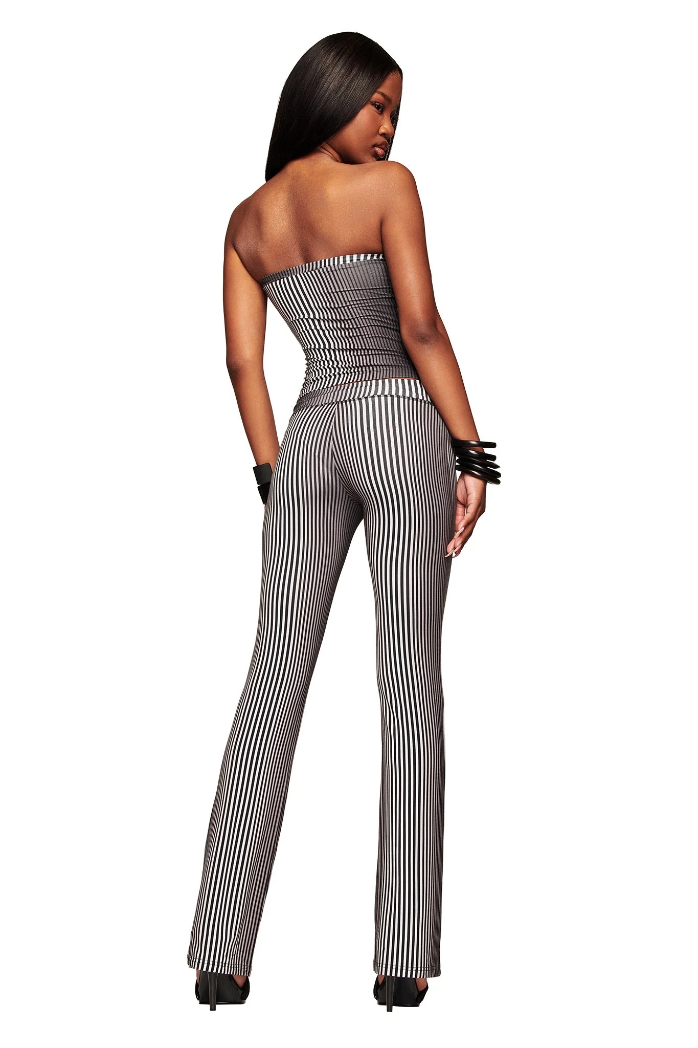 TRINITY 2-IN-1 SKIRT PANT - STRIPE - Image 5
