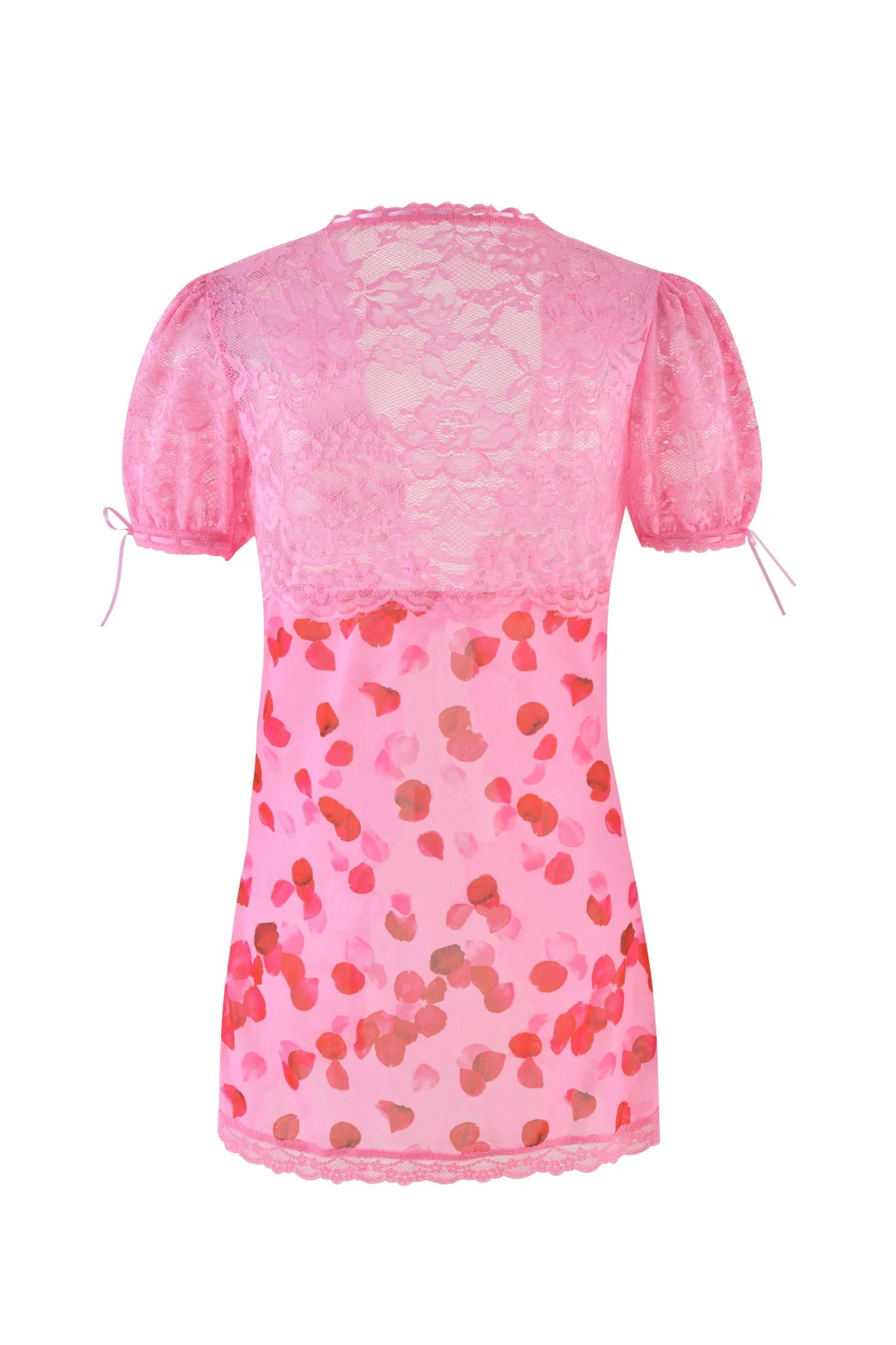 VERONA CHEMISE - PINK : FLORAL : PRETTY PETAL - Image 6