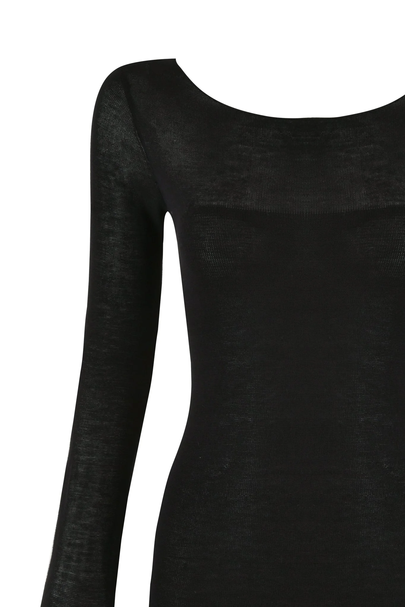 VIOLET KNIT DRESS - BLACK - Image 9