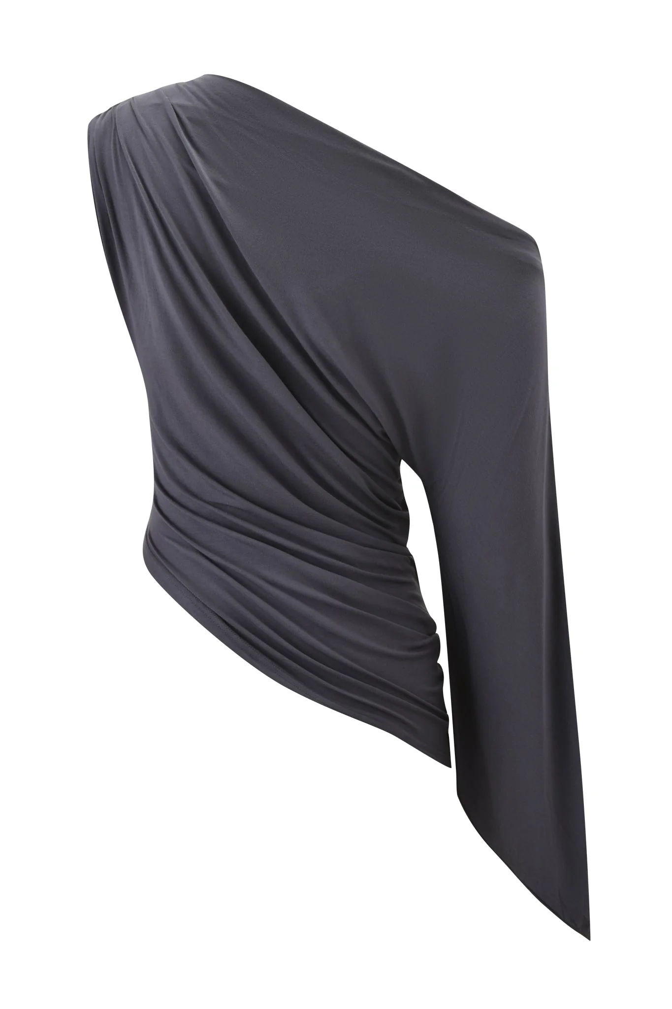 VIOLETTE ASYMMETRICAL TOP - GREY - Image 7