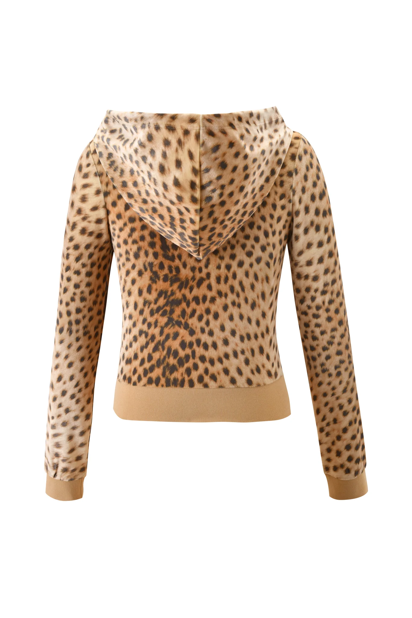 I.AM.GIA X VON DUTCH KAMERON VELOUR JACKET - LEOPARD - Image 9