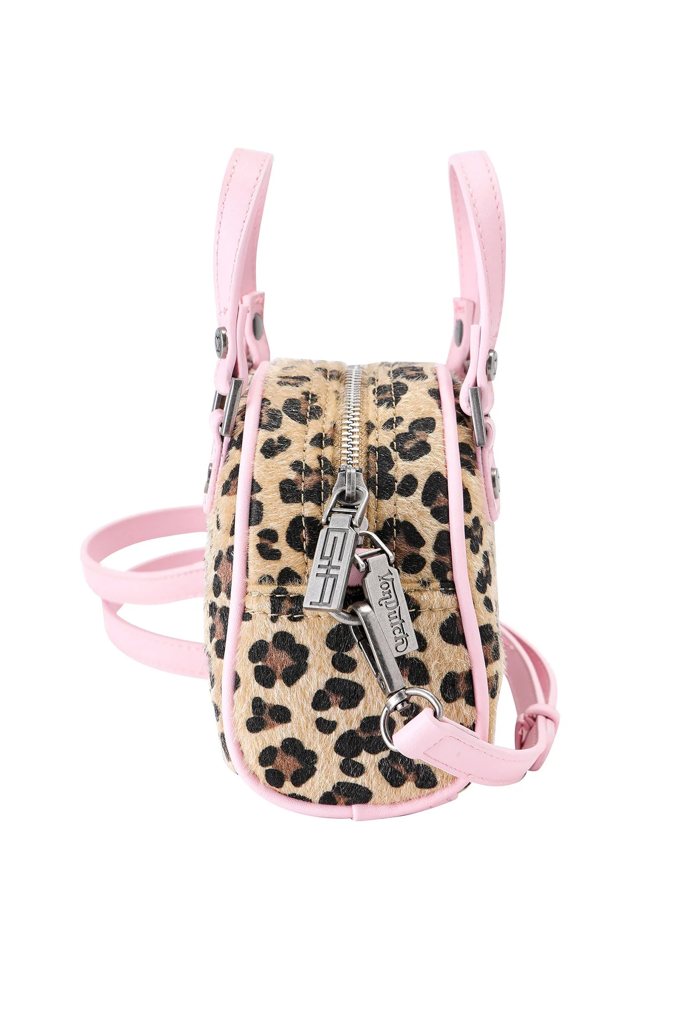 I.AM.GIA X VON DUTCH MINI BOWLING BAG - LEOPARD - Image 8