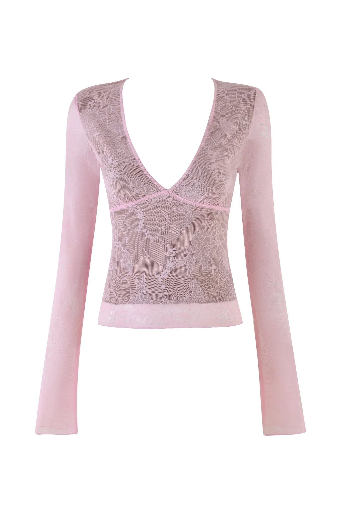 YVETTE TOP - PINK : BABY PINK - Image 5