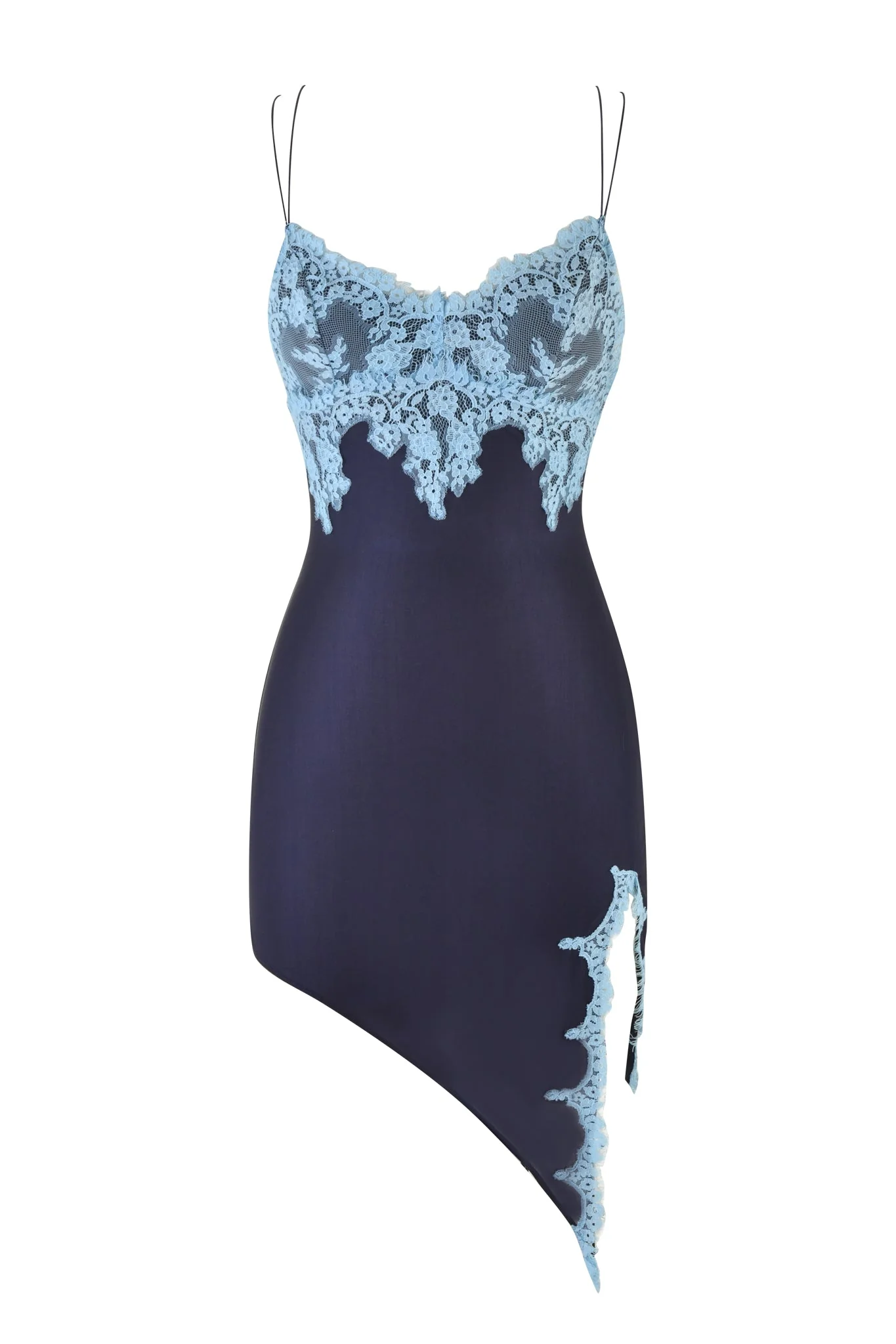 ZARINA MINI DRESS - BLUE - Image 7