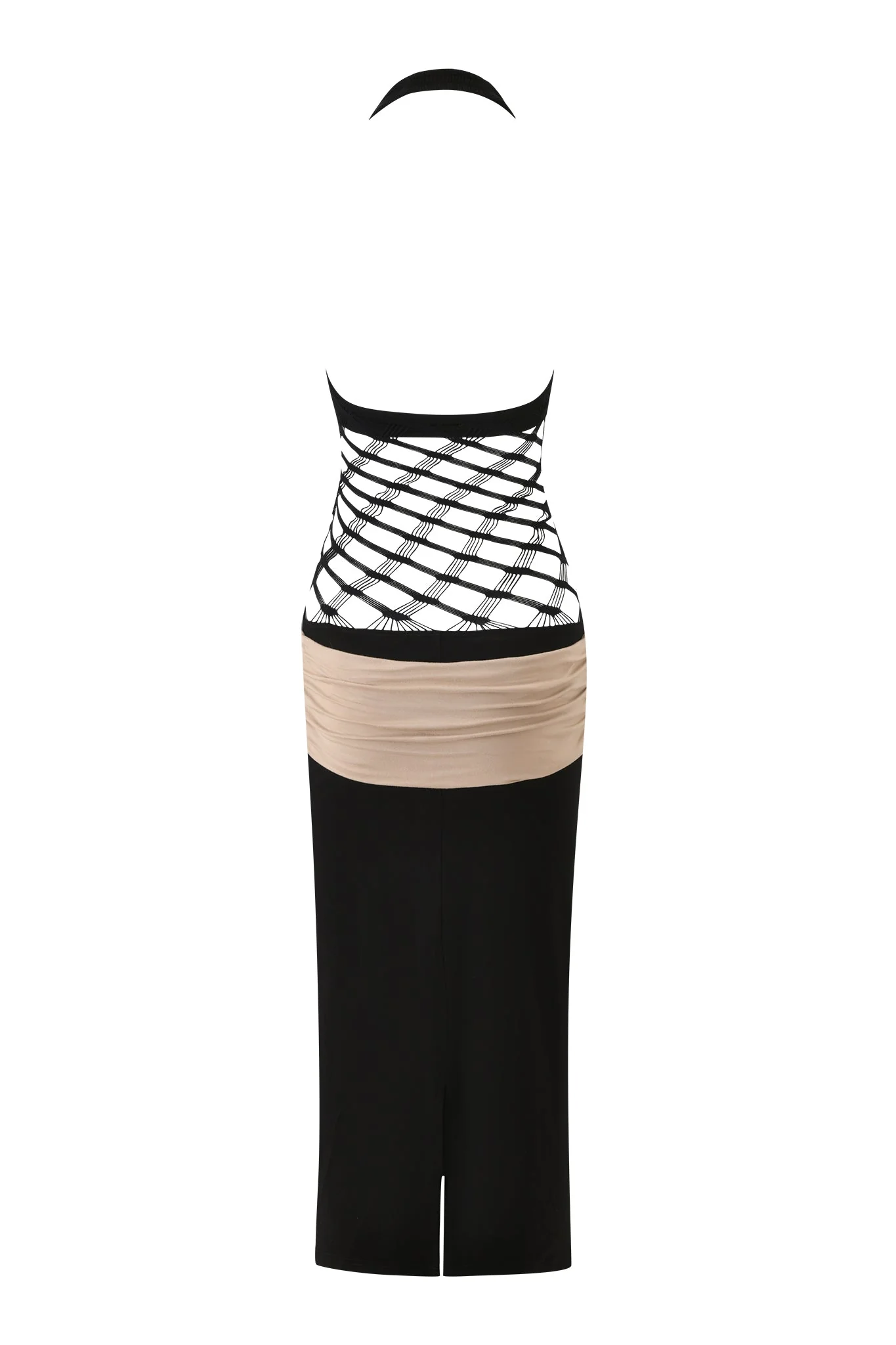 ZOREEN MIDI DRESS - BLACK - Image 7